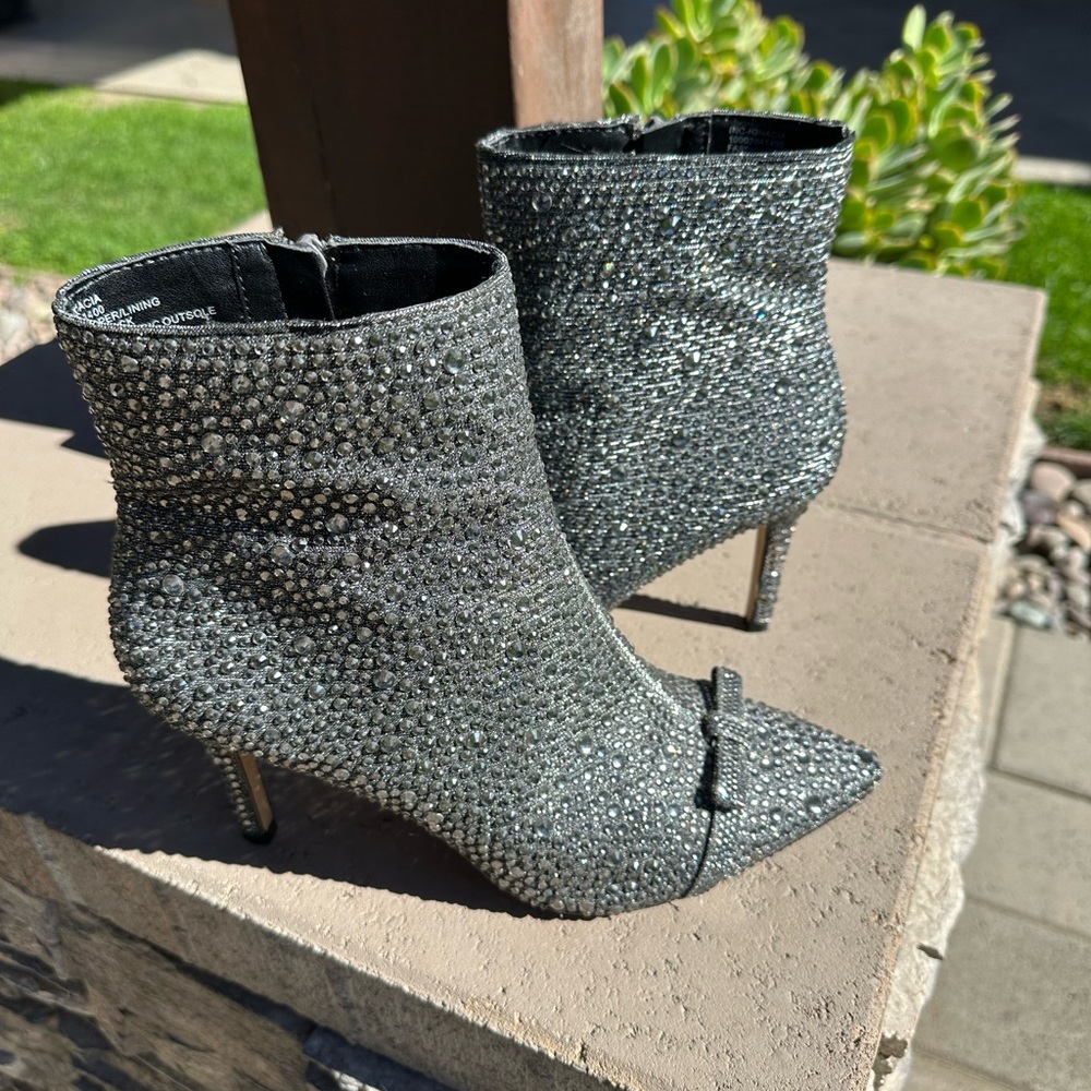 INC Ignacia Rhinestone Booties - Picture 4 of 11